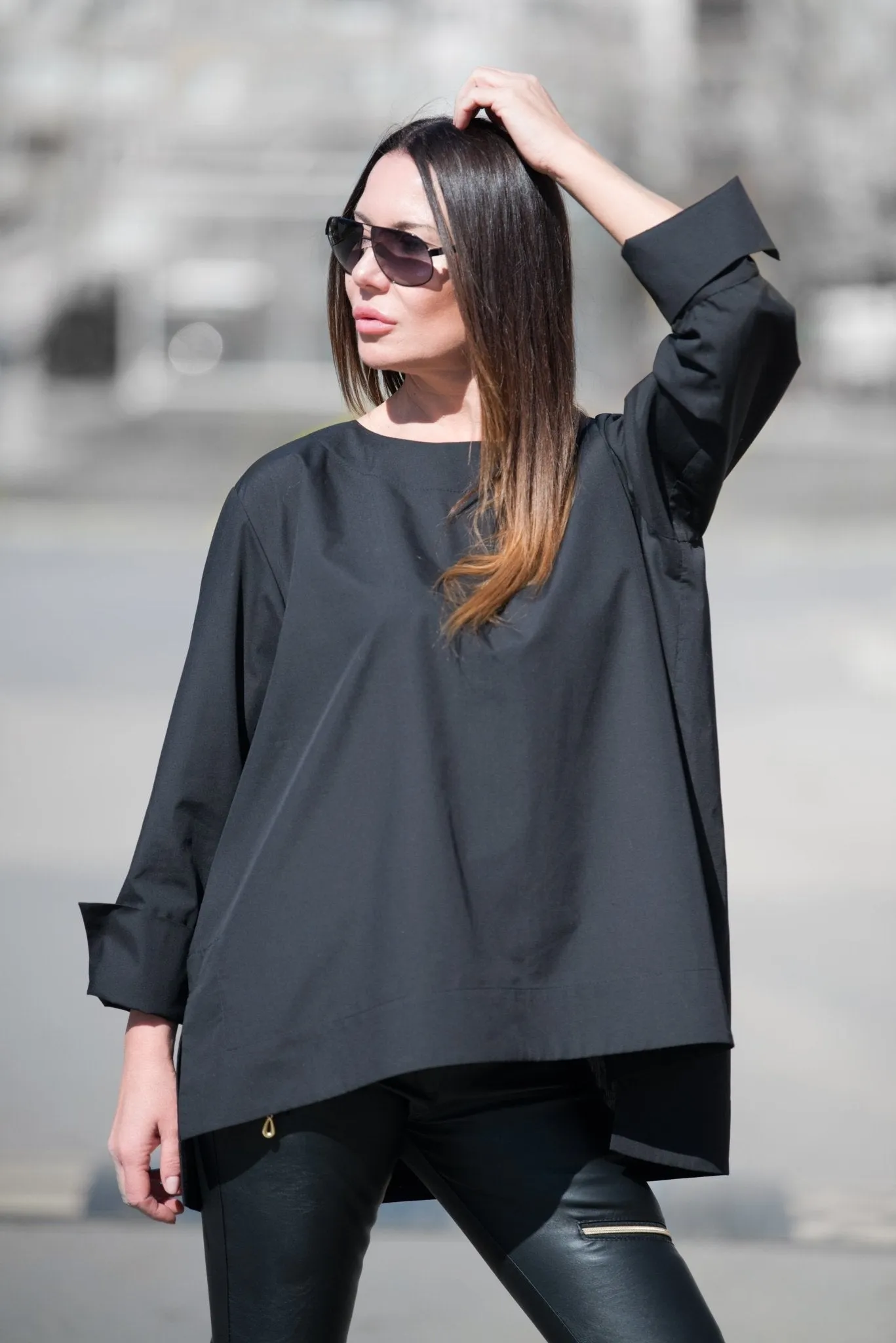 SAMIRA Cotton Loose Summer Shirt