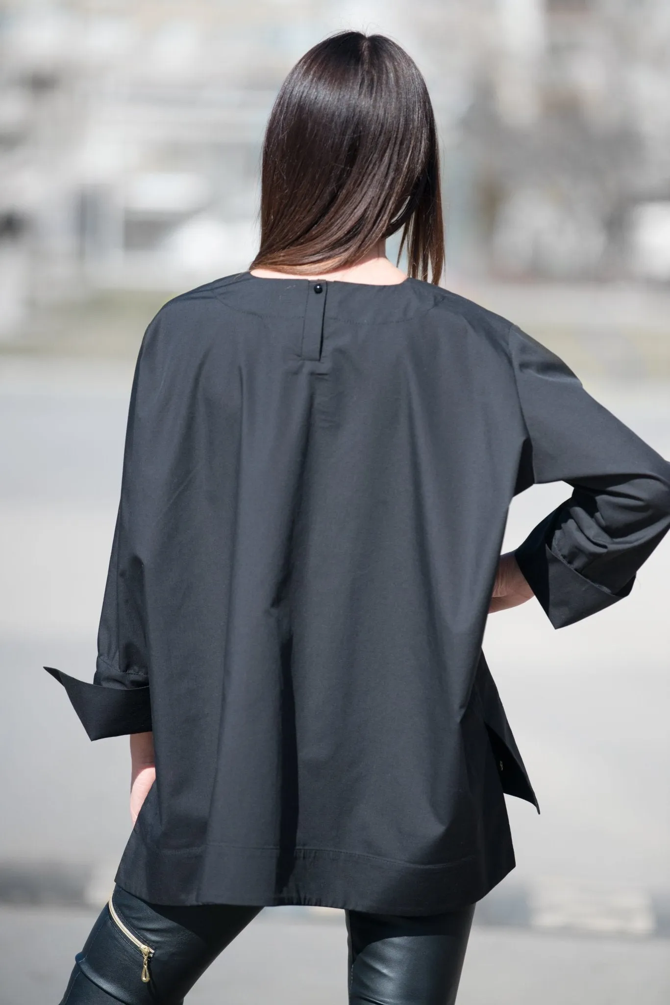 SAMIRA Cotton Loose Summer Shirt