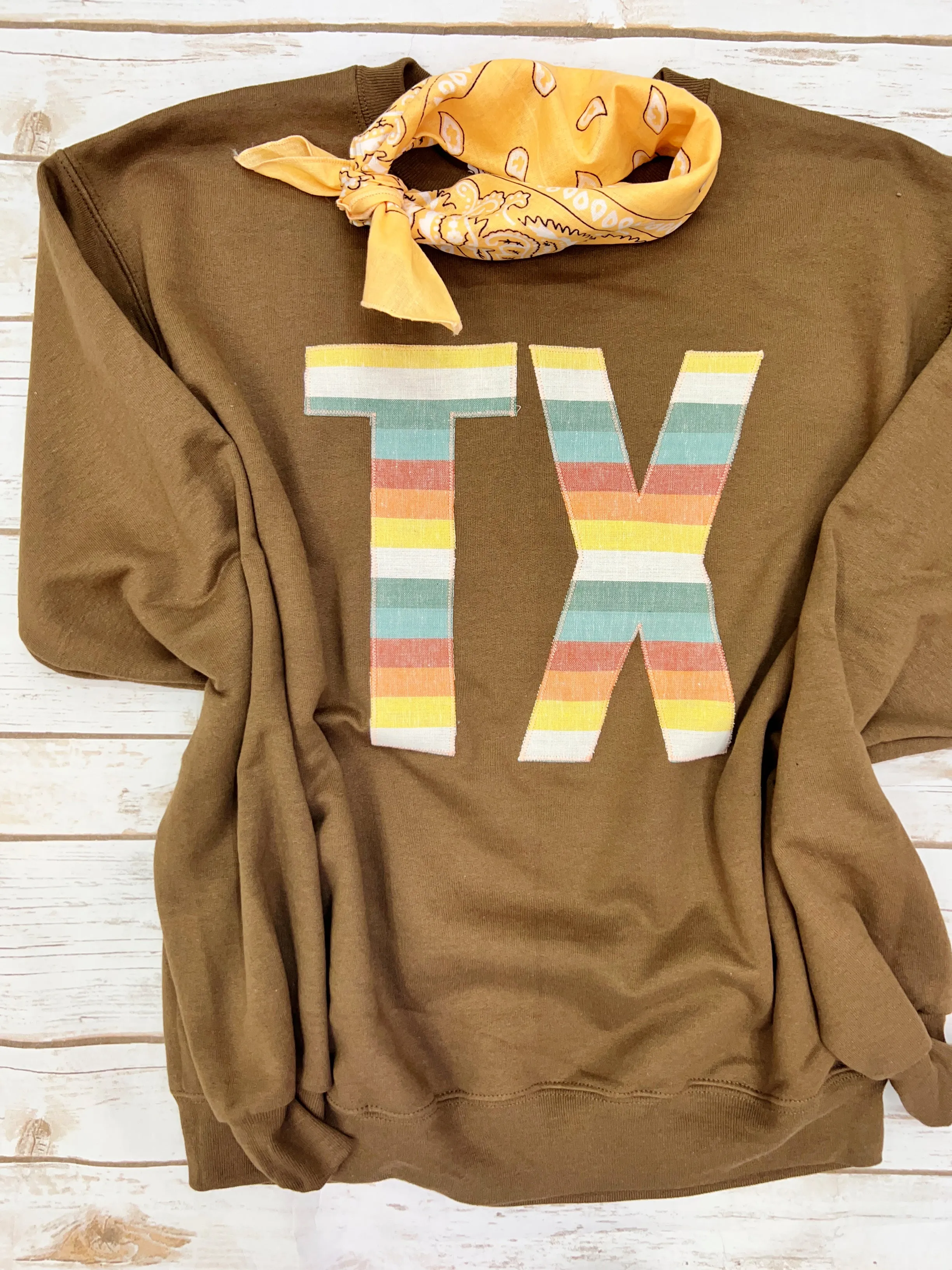 Santa Fe Stripe State Pullover
