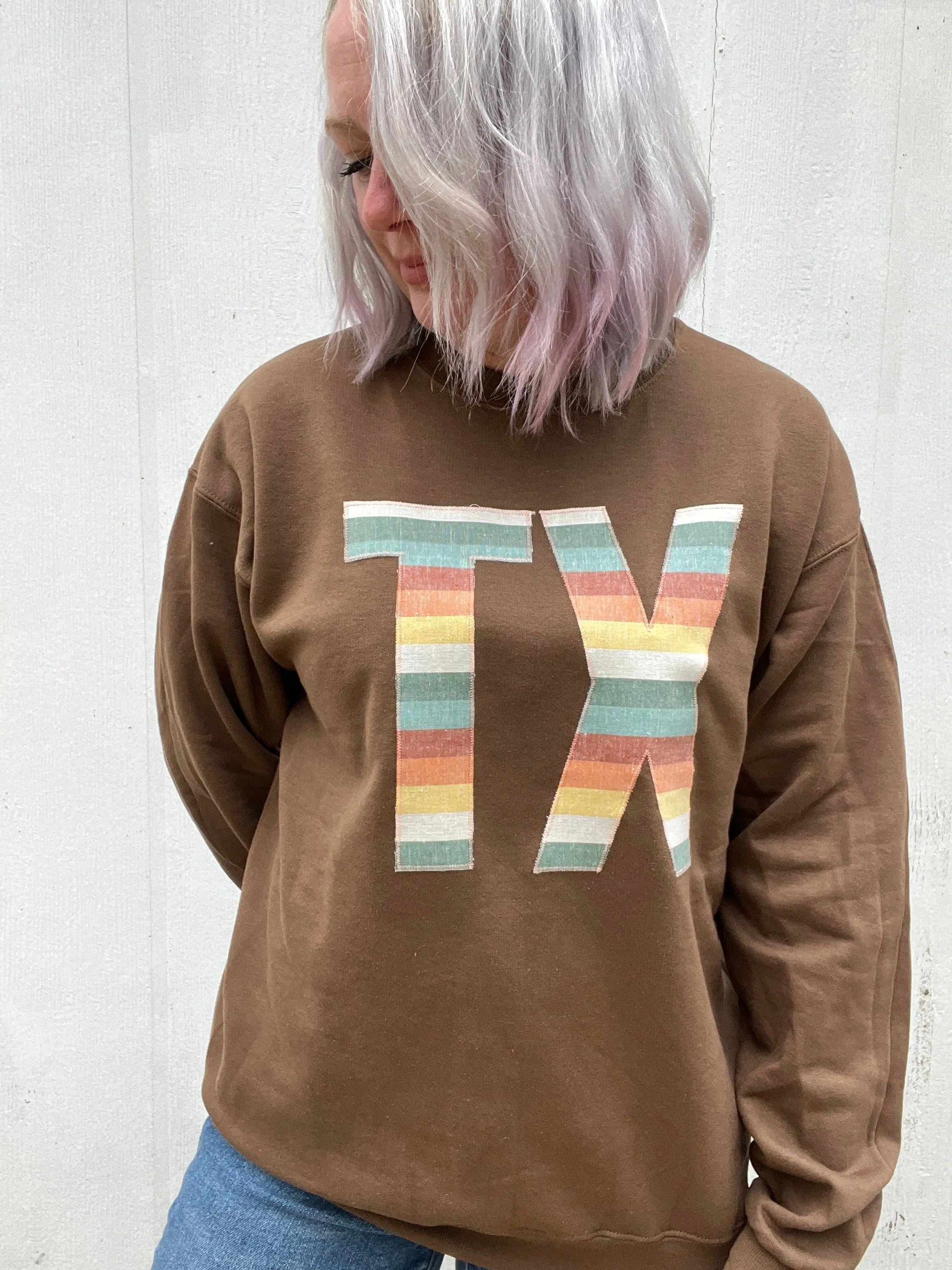 Santa Fe Stripe State Pullover