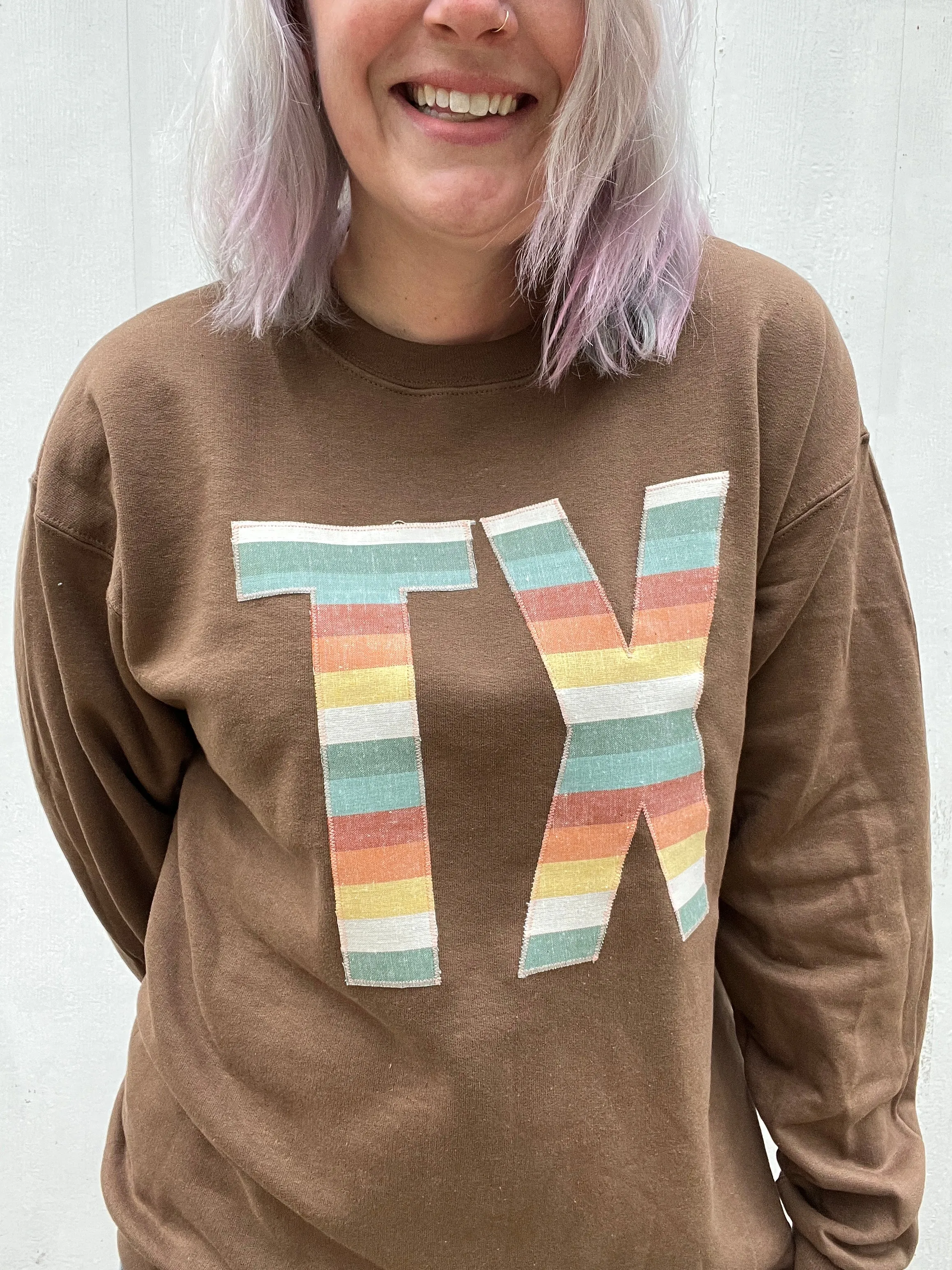 Santa Fe Stripe State Pullover