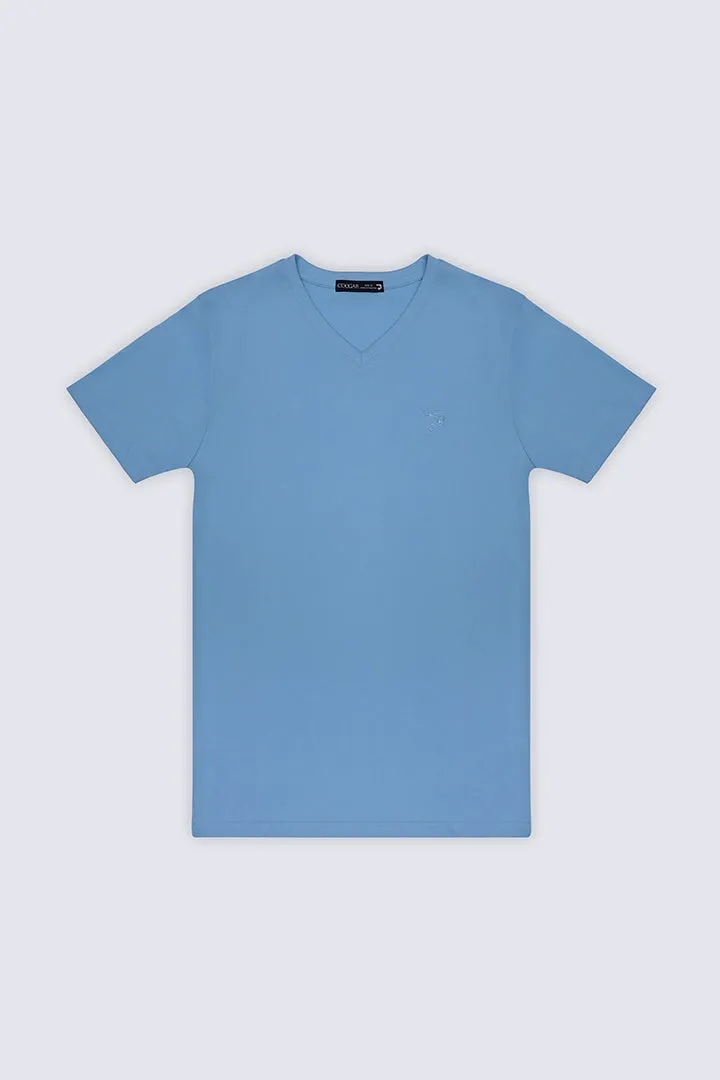 Sky V-Neck T-Shirt