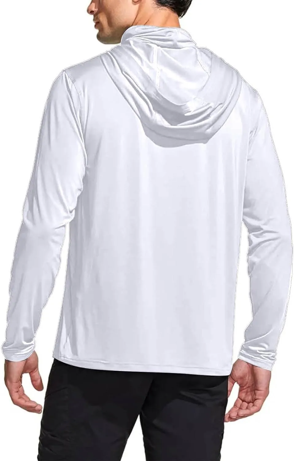 Sun Protection Shirts for Men with Mask UPF 50  Fishing Blouses Lightweight Long Sleeve UV Rash Guard Cooling Hoodies