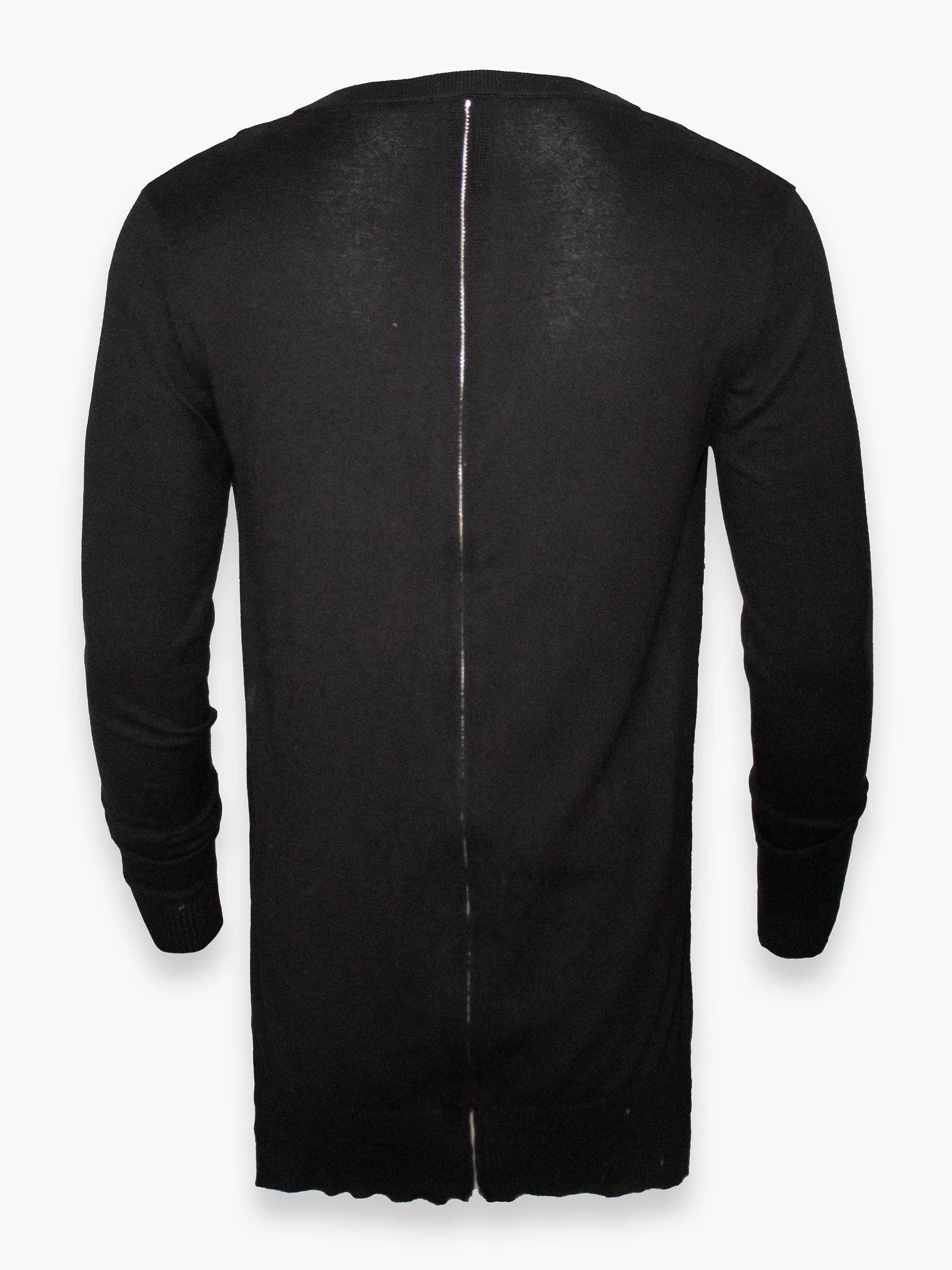 Tailcoat-Style Cotton Jumper with Zip Details