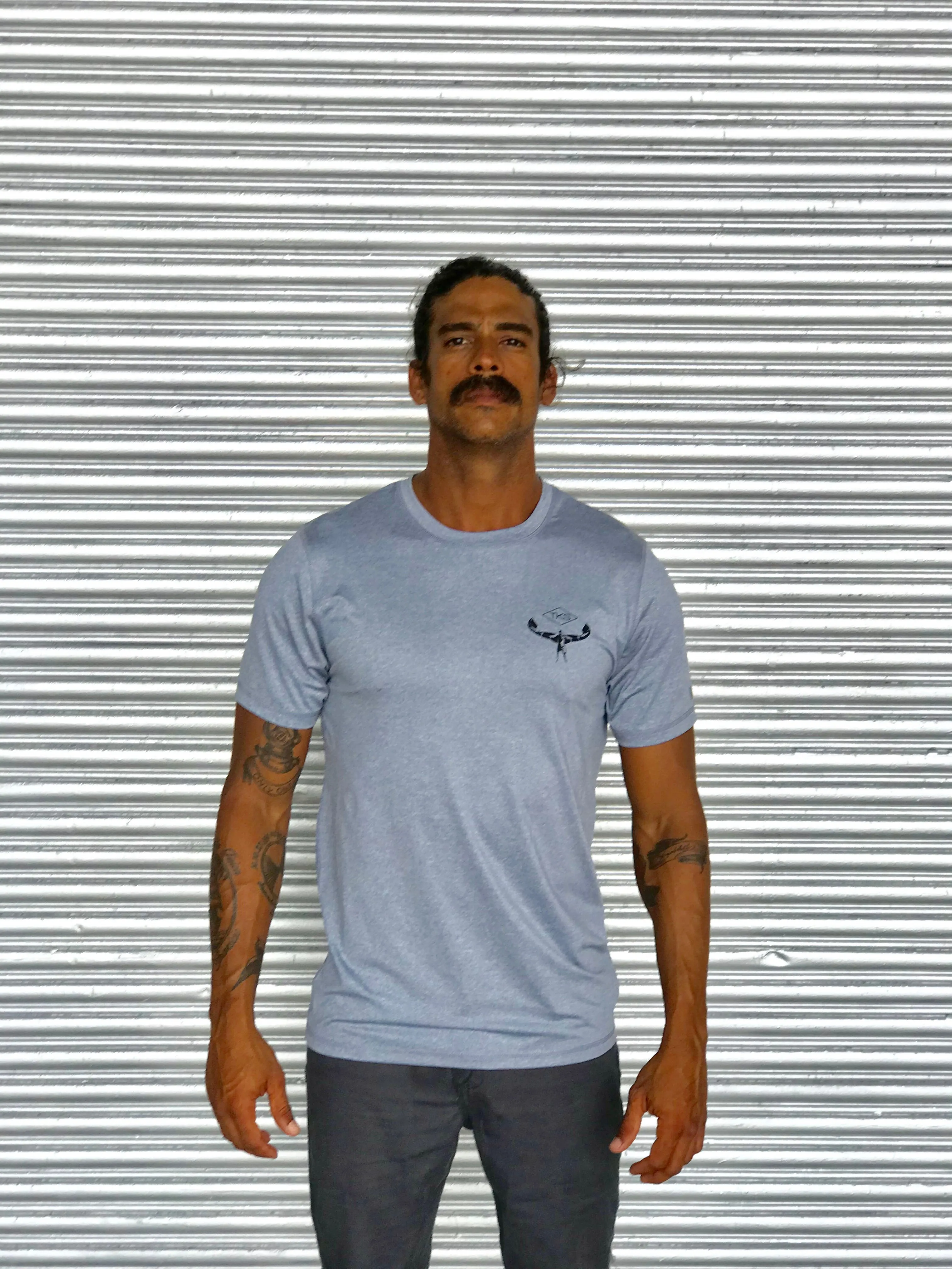 TKS Antix Sunshirt - Heather Grey SS
