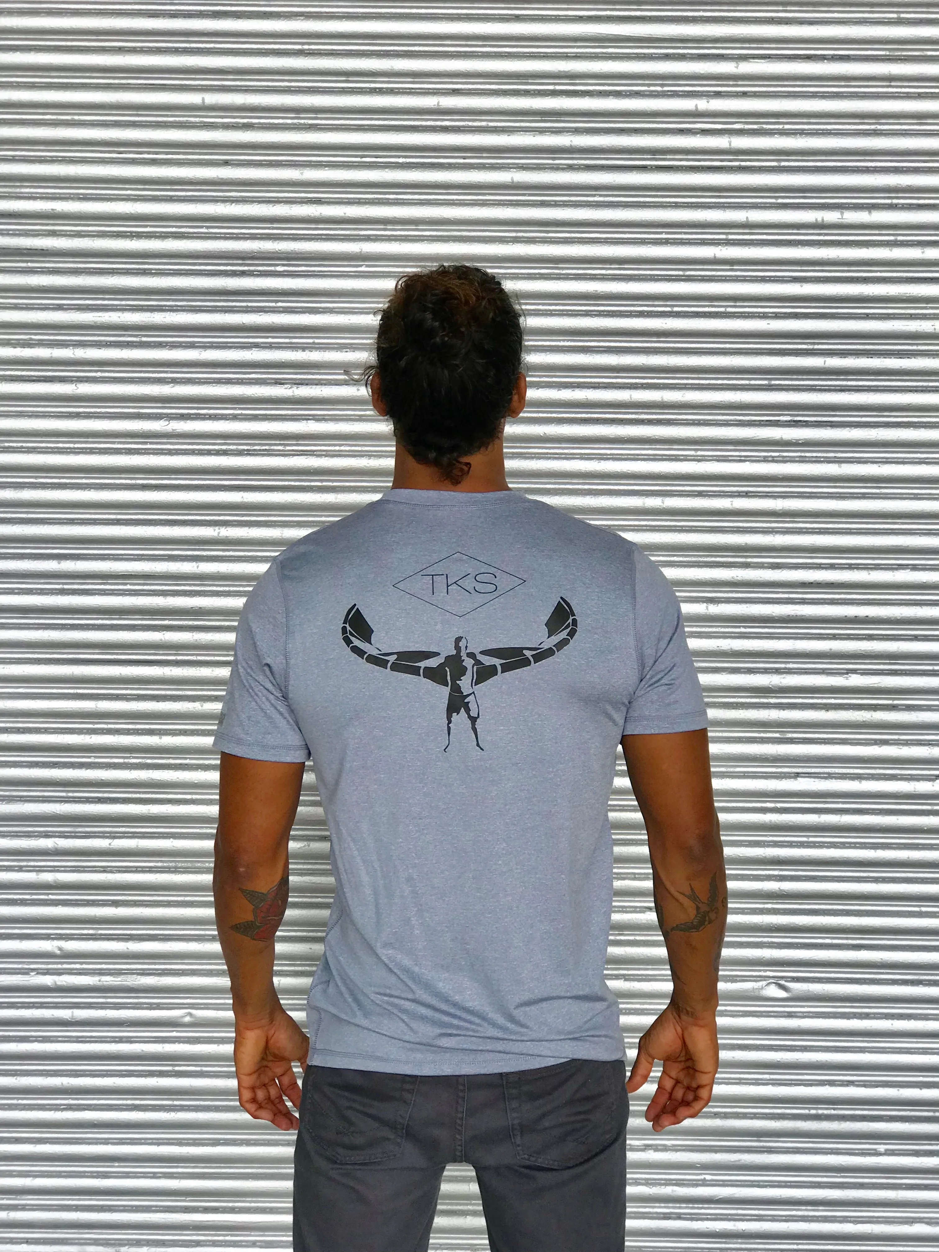 TKS Antix Sunshirt - Heather Grey SS