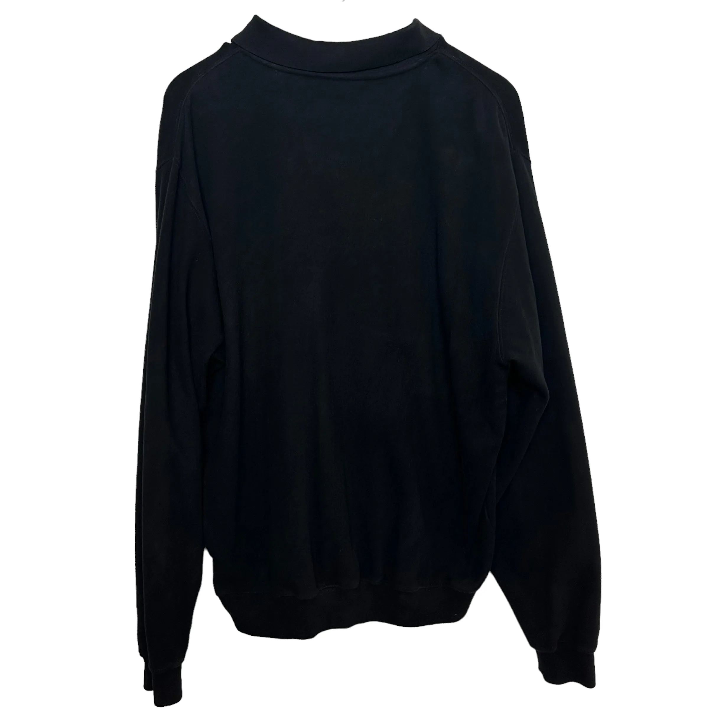 Vintage Carnoustie Polo Sweatshirt Knit Top Cotton Large Collared Pullover