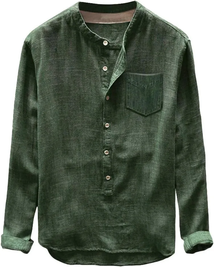 Winter Top Fashion and Blouse Button Autumn Sleeve Casual Long Mens Men Shirts Mens Flannel Shirts Long Sleeve
