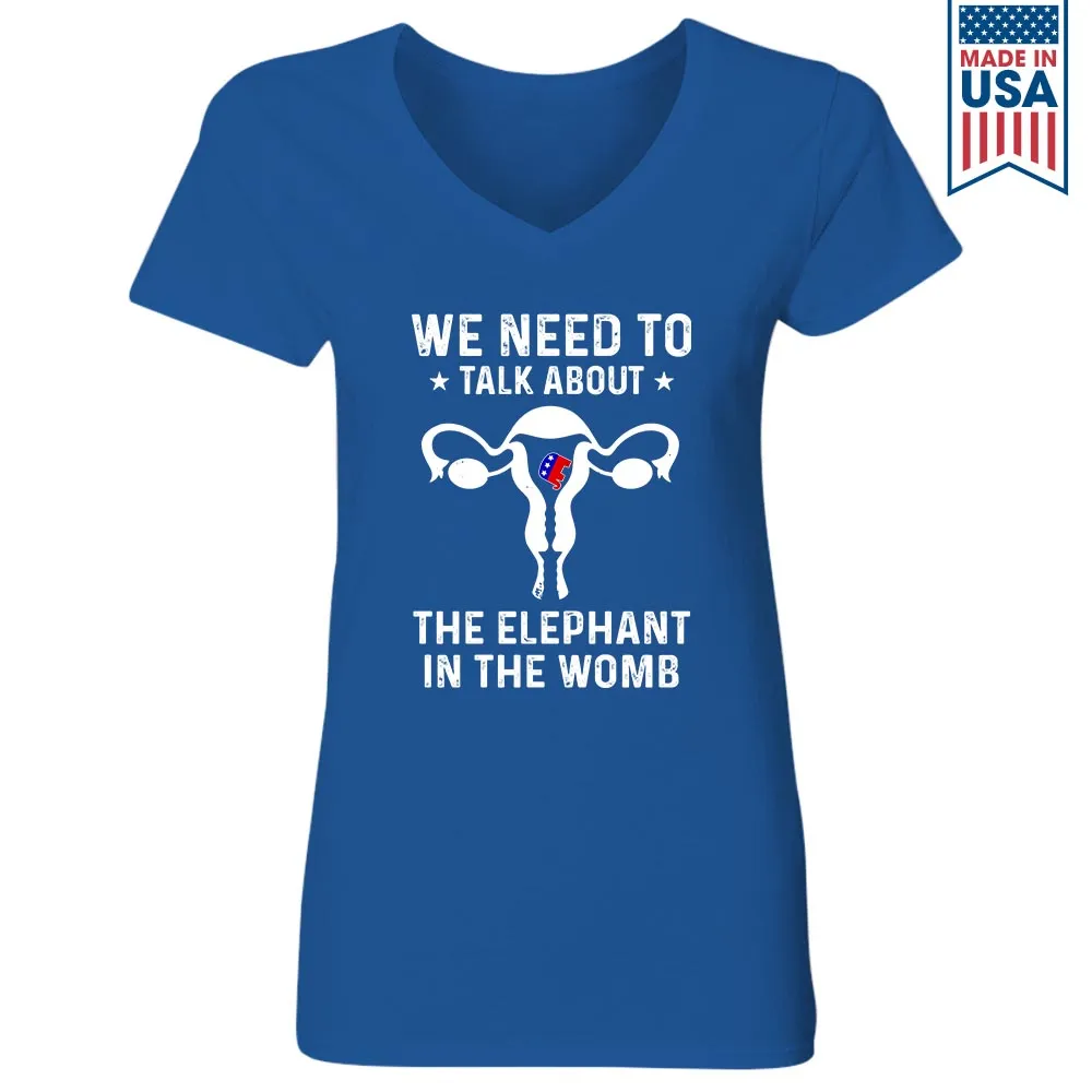 Women's V-neck T-shirt TSVB622