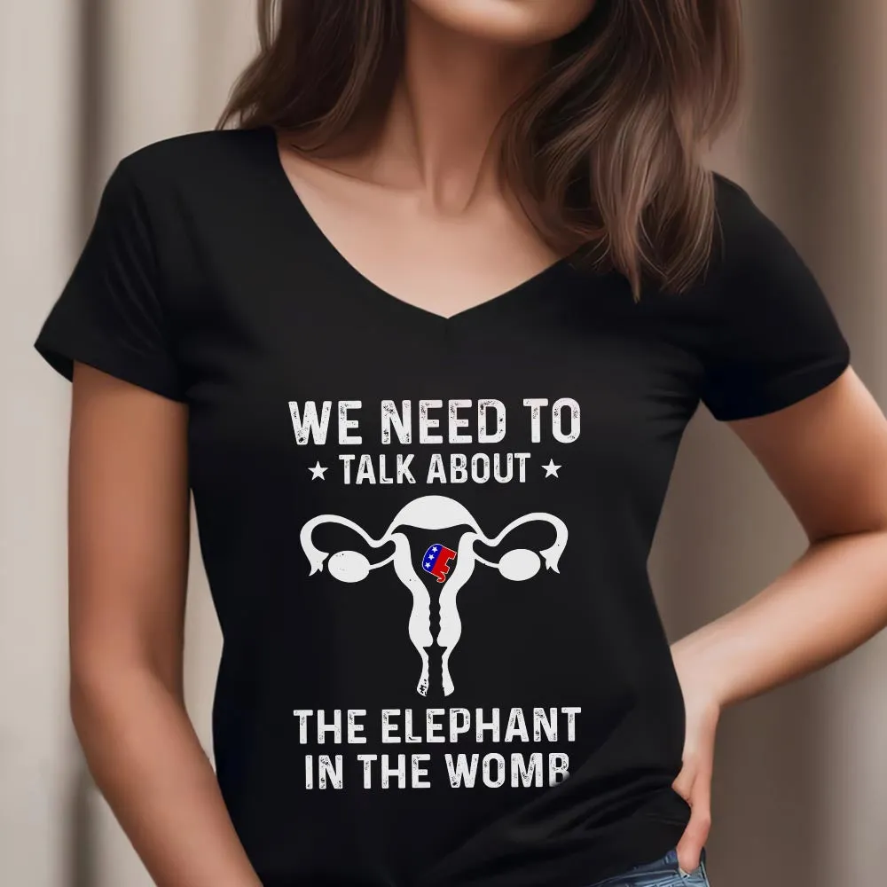 Women's V-neck T-shirt TSVB622