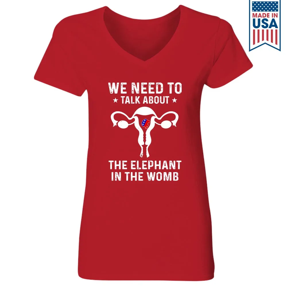 Women's V-neck T-shirt TSVB622