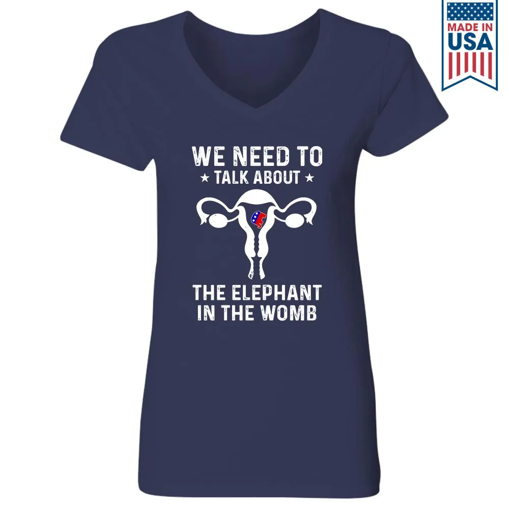 Women's V-neck T-shirt TSVB622