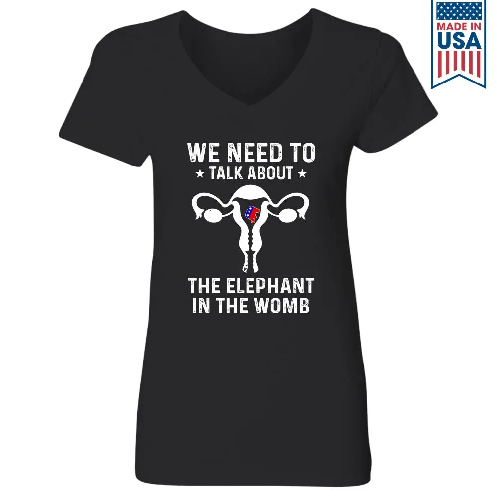 Women's V-neck T-shirt TSVB622