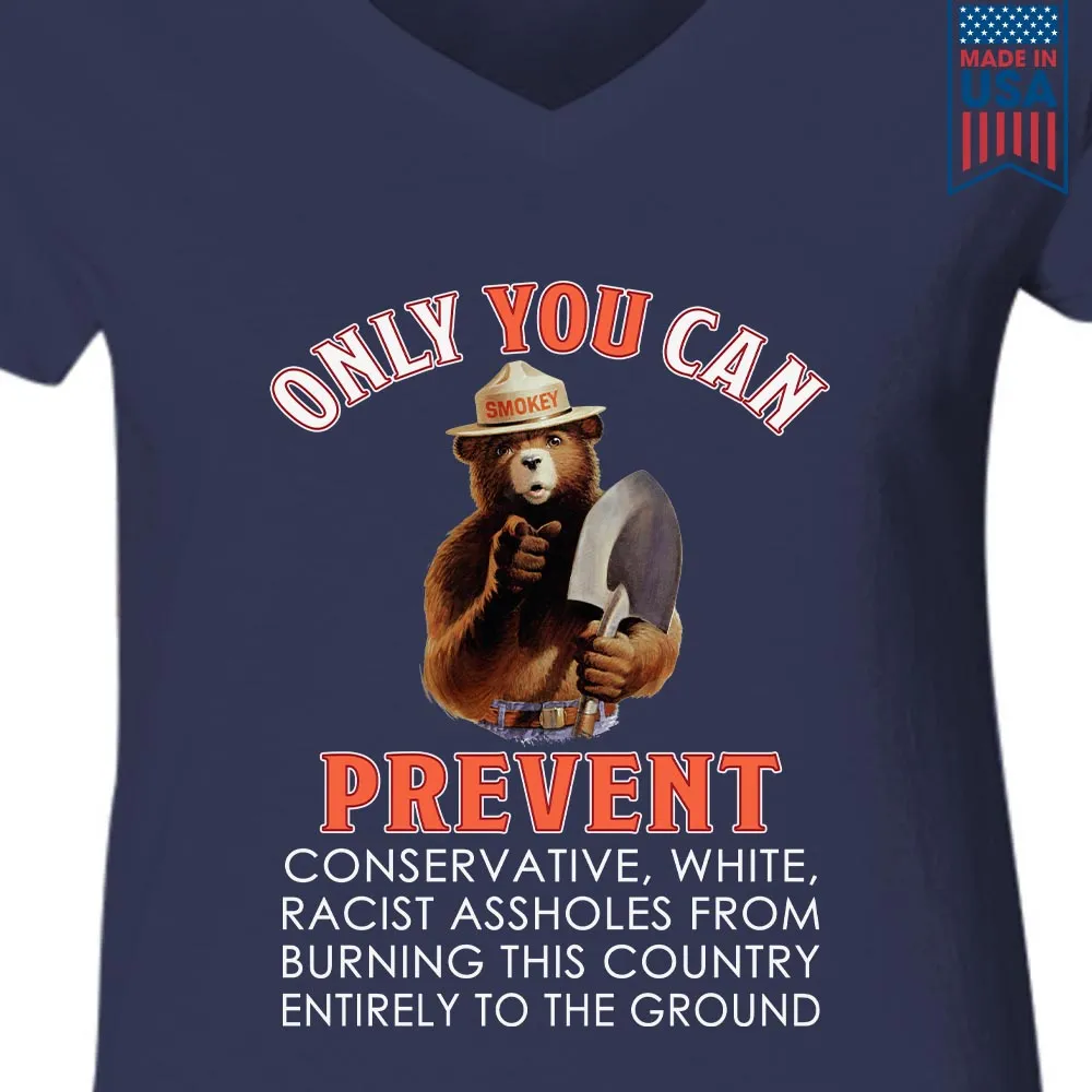 Women's V-neck T-shirt TSVB626