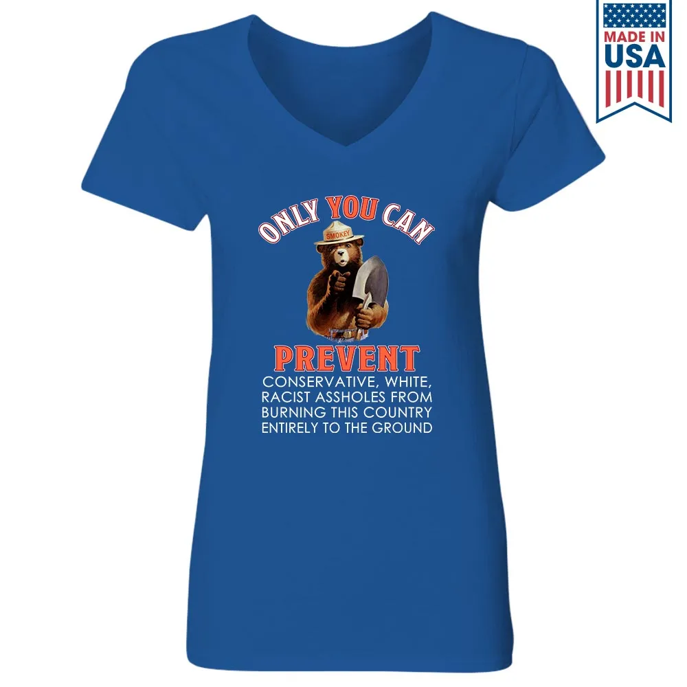 Women's V-neck T-shirt TSVB626