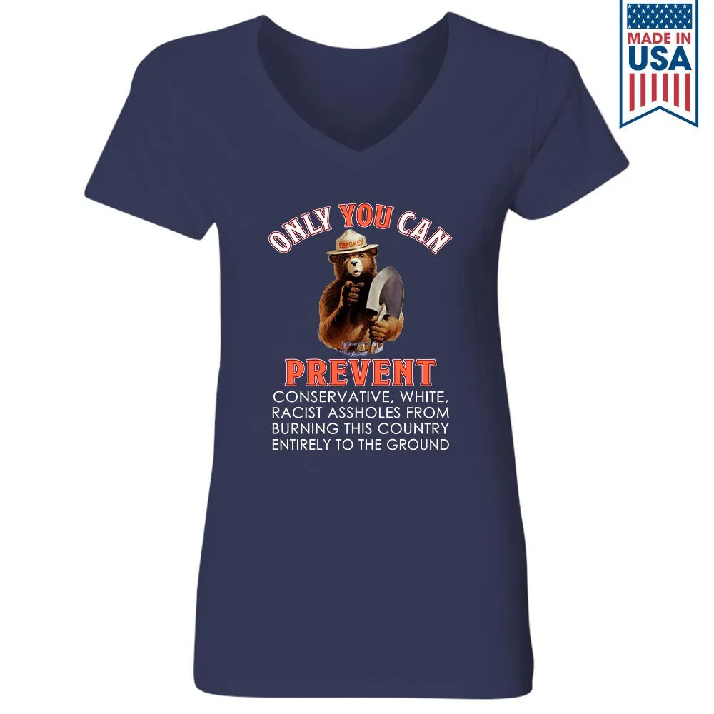 Women's V-neck T-shirt TSVB626