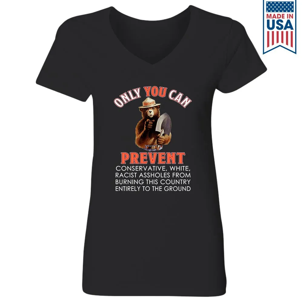 Women's V-neck T-shirt TSVB626