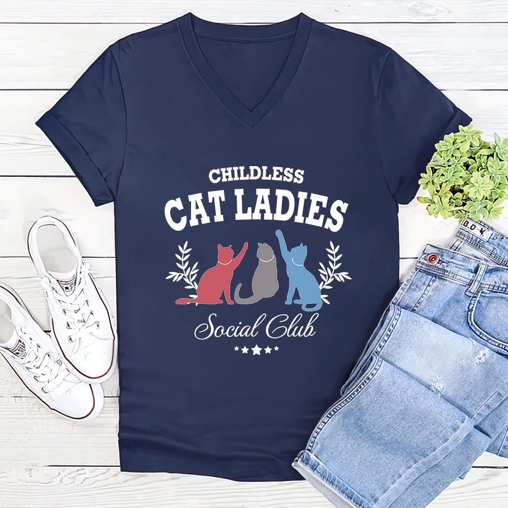 Women's V-neck T-shirt TSVB670