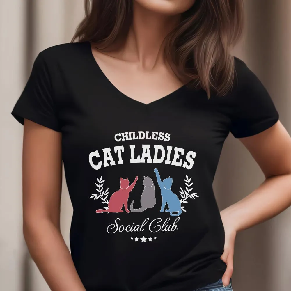 Women's V-neck T-shirt TSVB670