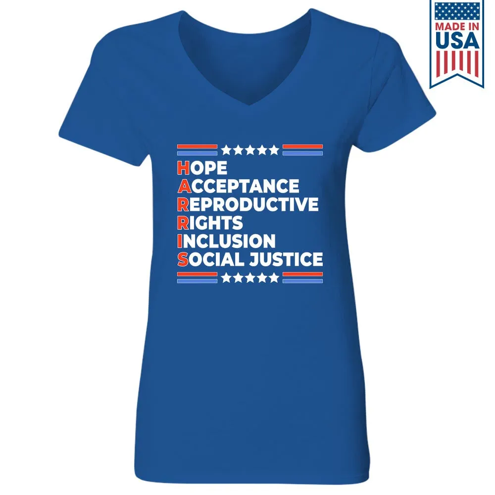 Women's V-neck T-shirt TSVB688