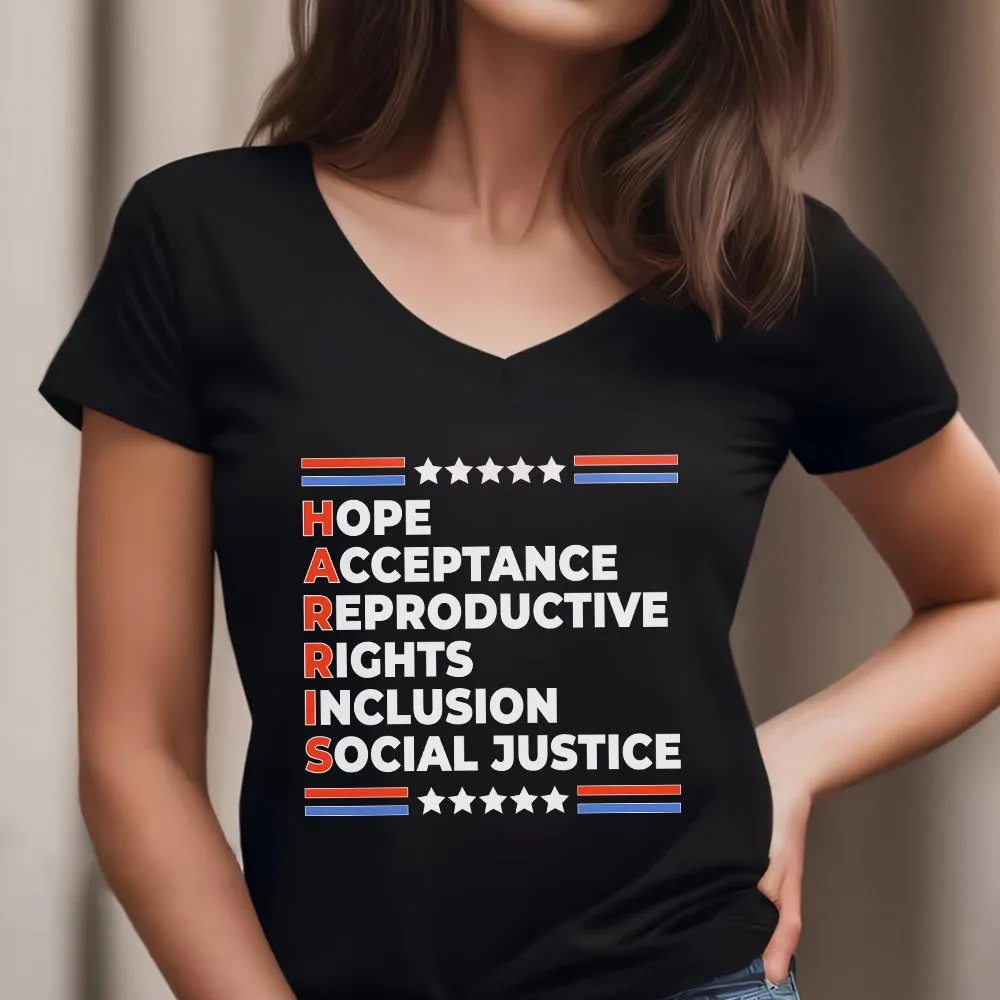 Women's V-neck T-shirt TSVB688