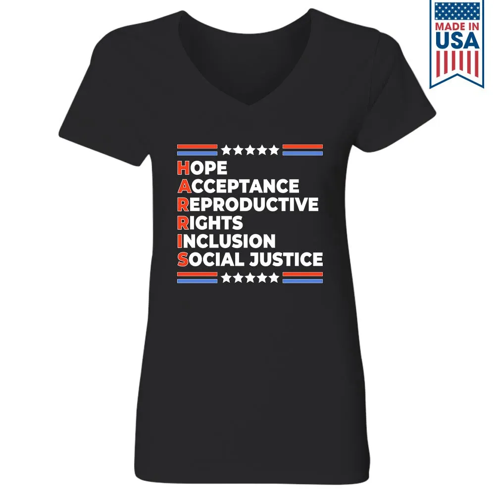 Women's V-neck T-shirt TSVB688