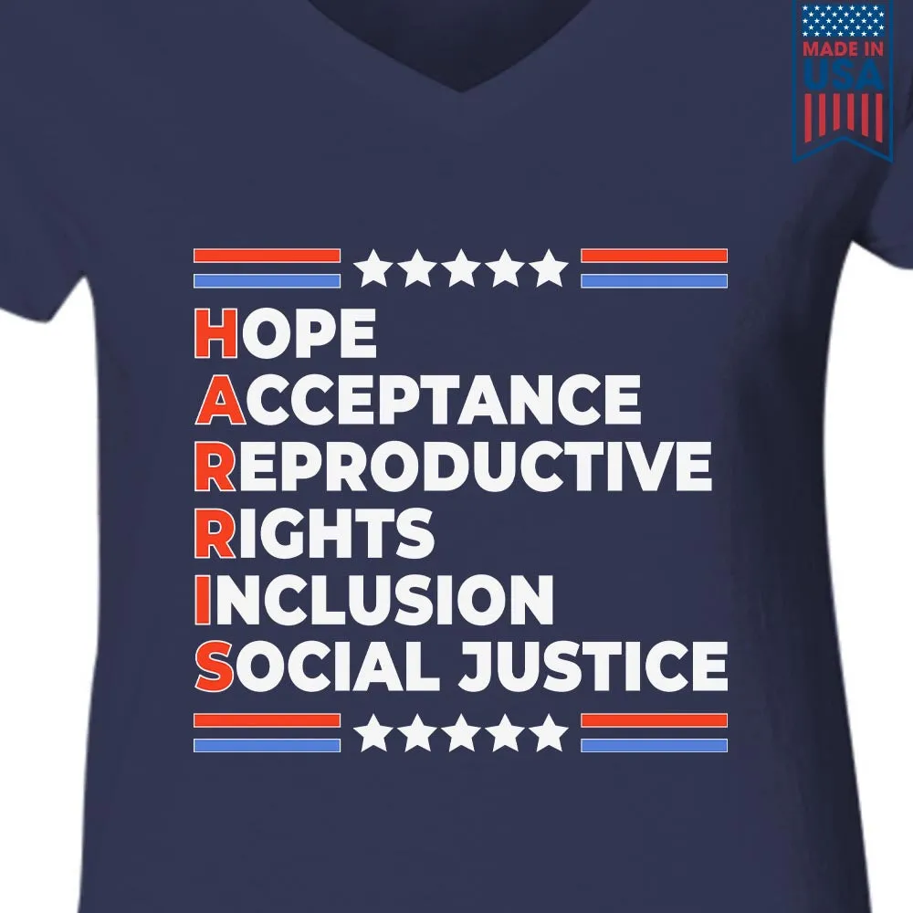 Women's V-neck T-shirt TSVB688