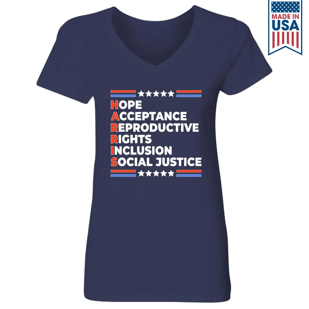 Women's V-neck T-shirt TSVB688
