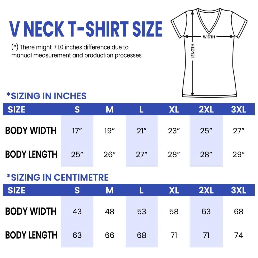 Women's V-neck T-shirt TSVB718